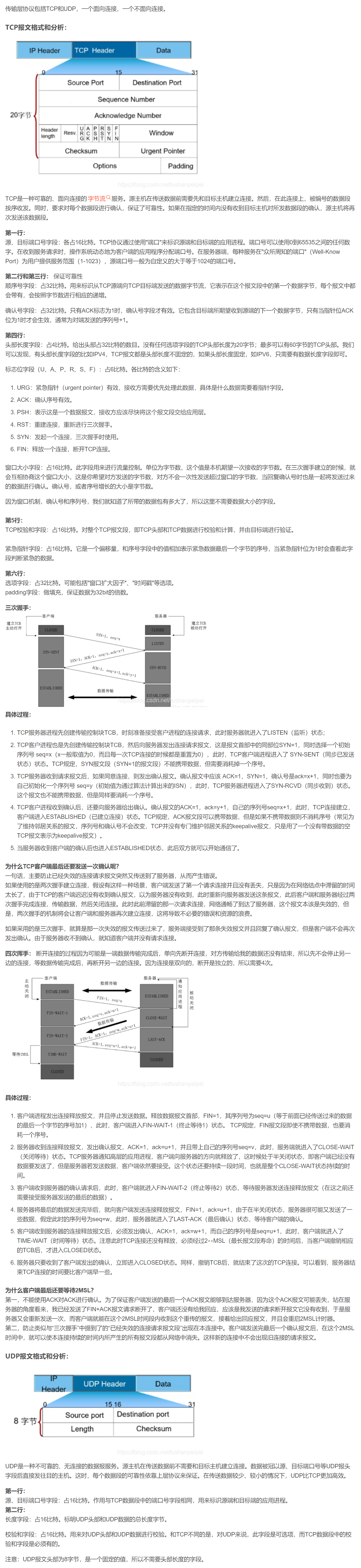 【转载】HCIE R&S 备考笔记  传输层协议封装