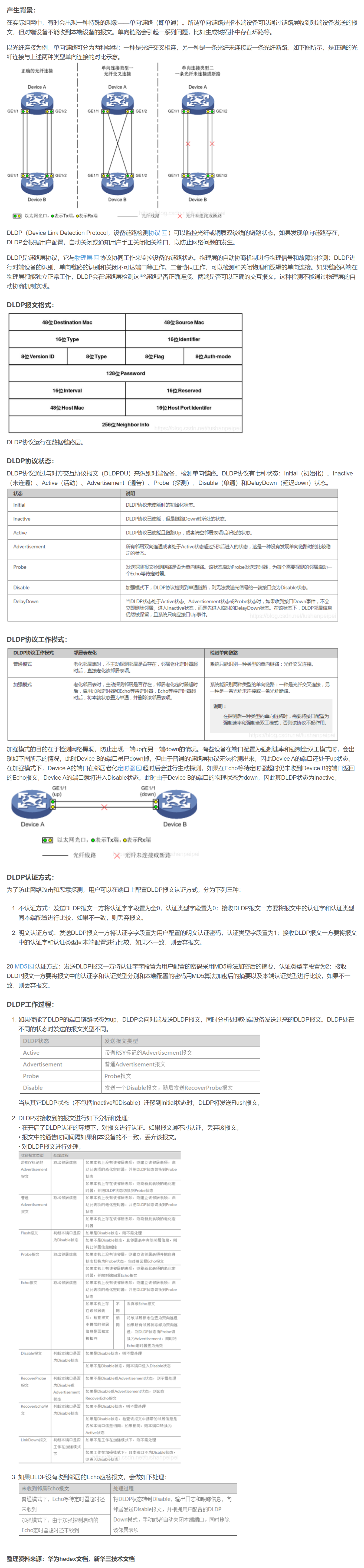 【转载】HCIE R&S 备考笔记 DLDP技术原理