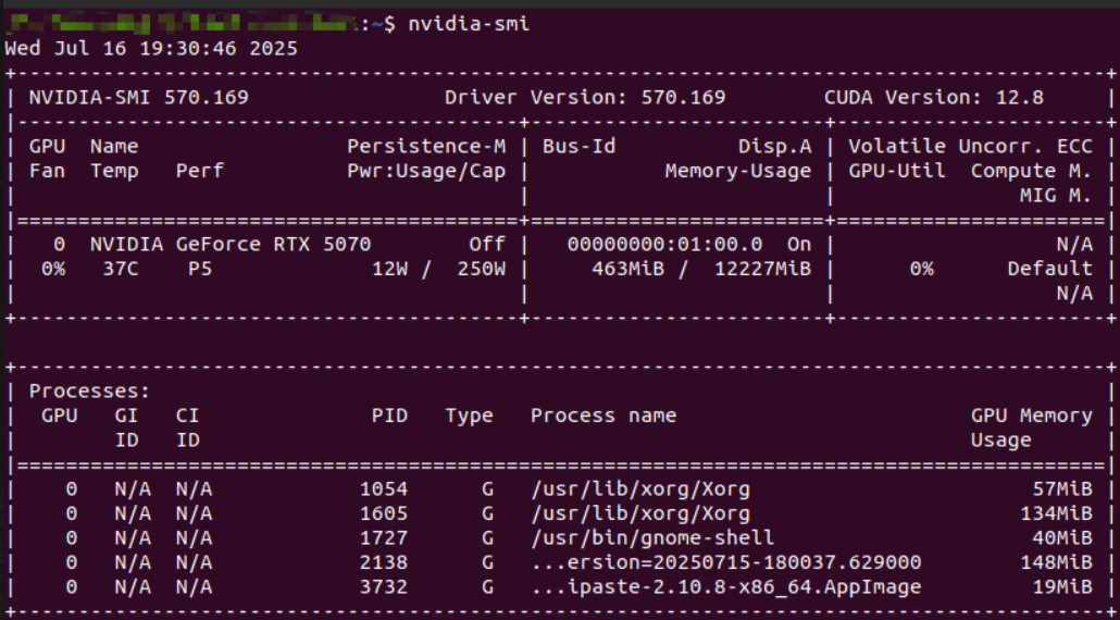 Ubuntu20.04安装50系显卡驱动[不黑屏版本]