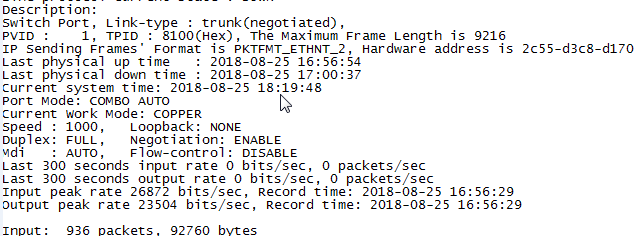 端口UP但是无法通信
