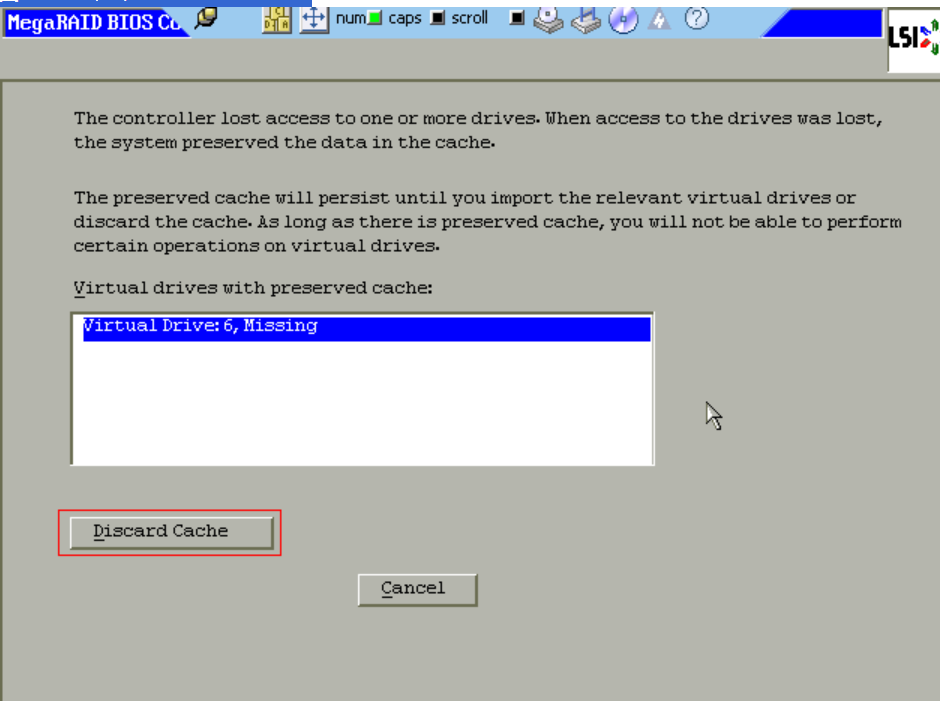 Preserved cache导致LSISAS2208卡配置异常案例