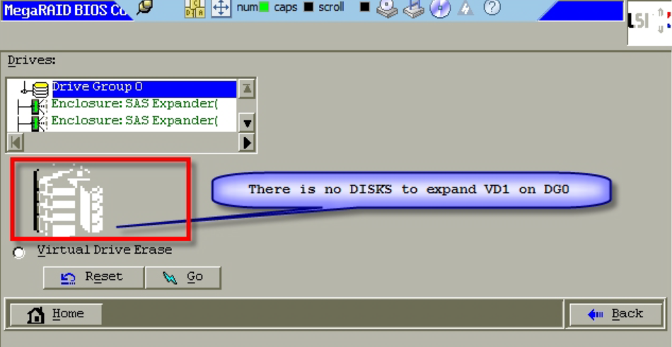LSISAS2208 RAID卡在已存在的RAID组中增加新硬盘扩容失败案例