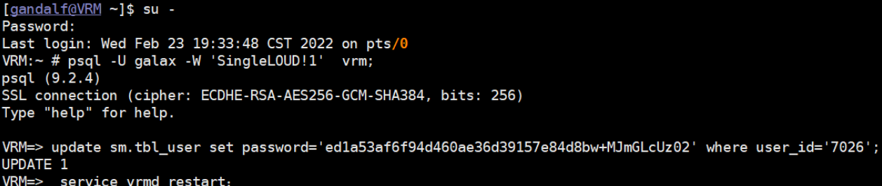 FusionComputer密码修改