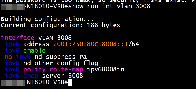 锐捷N18K 无状态IPV6 安卓手机获取不到地址