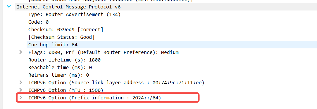 锐捷N18K 无状态IPv6获取不到地址