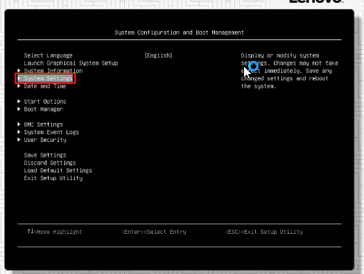 SR860打开RAID卡配置界面并查看硬盘状态