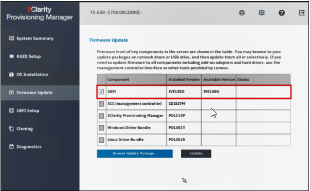 联想服务器固件更新