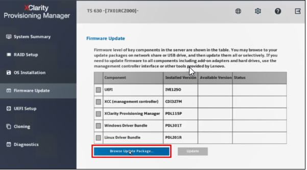 联想服务器固件更新