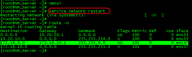 CentOS7系统双网卡环境下添加静态路由的几种方法