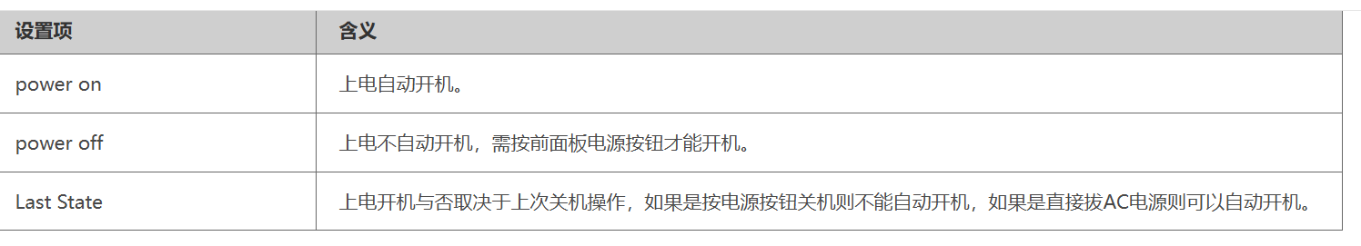 RH2285插上AC电源线后需按动电源按钮才能上电