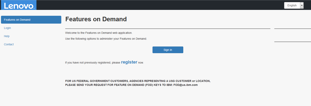 【Think system】XCC申请临时FOD