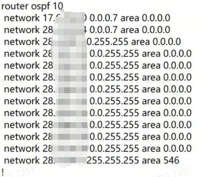 锐捷RSR7708-X ospfd导致CPU利用率为99%
