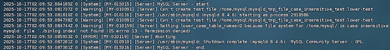 CentOS修改MySQL数据目录后重启失败的问题及解决方案