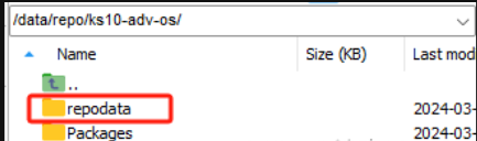 在银河麒麟V10 SP2服务器上搭建本地私有yum源