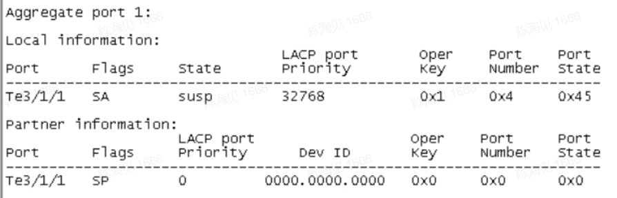 锐捷RSR77X HA场景LACP备机无法正常UP