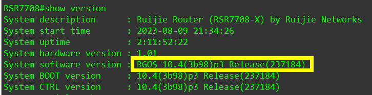 锐捷路由器设备线卡无法识别或者加载成功排查方法