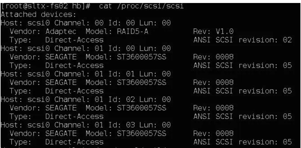 查看服务器硬盘型号，raid配置