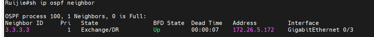 OSPF-邻居建立失败