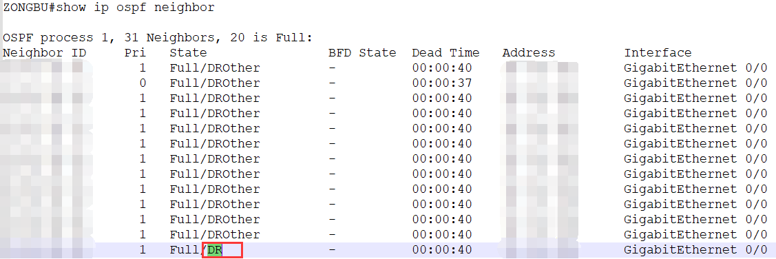 RSR20-X 学习不到OSPF路由