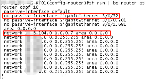 RSR77-X 设备重启后ospf邻居处于Init状态 副本