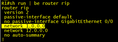 锐捷RIP学习不到目标路由